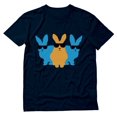thumbnail image 1 of Tstars Mens Easter Holiday Shirts Hip Trio Bunnies Graphic Hipster Easter Bunny Happy Easter Party Shirts Humor Funny Easter Gifts for Him Men T Shirt, 1 of 7