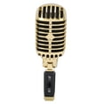 thumbnail image 1 of Microphone Dynamique Classique, Micro Rétro Cardioïde Angle Réglable avec Câble XLR et Étui de Protection, pour Performance de Scène Enregistrement Studio, 1 of 7