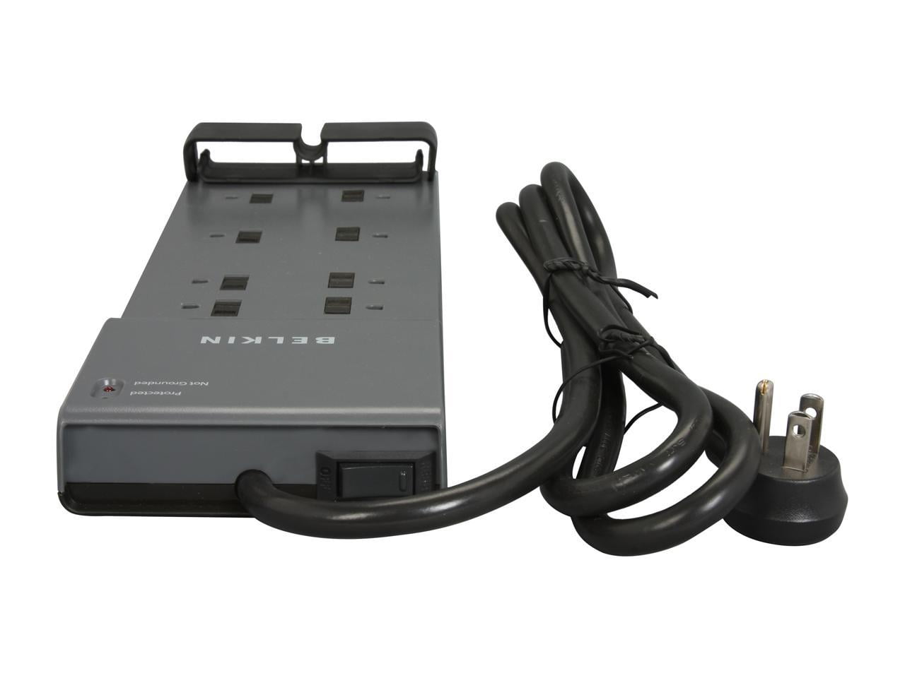 BELKIN BE108230-06 6 Feet 8 Outlets 3390 Joules Surge Suppressor with Coax Protection