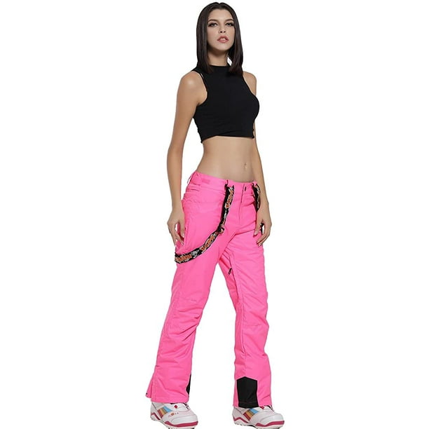 Pantalon de neige isol pour femme Imperm able Coupe vent