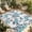 Blue, variant on Red Rose Outdoor Rug for Patio/Deck/Porch, Non-Slip Large Area Rug 6 x 9 Ft, Farmhouse Romantic Botanical Floral Vines Indoor Outdoor Rugs Washable Area Rugs, Reversible Camping Rug Carpet Runner