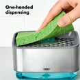 thumbnail image 4 of OXO Softworks Stainless Steel Soap Dispensing Sponge Holder, 4 of 10
