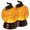 Orange 2pcs, variant on Halloween Glitter Lighted Pumpkin Snow Ball, Halloween Snow Ball Decor with Warm Orange LED Glow, Shimmering Glitter Water Balls, Lighted Fall Thanksgiving Centerpiece for Tabletop Decor