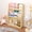 Natural, variant on Peispie 3 Tier Kids Book Shelf, Wooden Kids Book Rack for Reading Corner, Display Bookcase & Storage Organizer for Toddlers, Nursery, Playroom, Bedroom, White