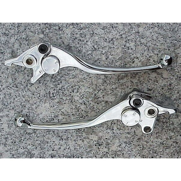 Kawasaki Ninja ZX7 ZX7R ZX9 ZX9R ZX11 ZX 1100 ZRX 1200 Vulcan 1500 CHROME LEVERS
