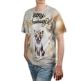 thumbnail image 4 of Happy Anniversary Boston Terrier Celebrates Wedding Love Family Party All Over Print 3D Shirt Unisex Merch Gentleman Dog Lover Gifts - 01015, 4 of 6