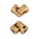 thumbnail image 5 of Unión en u 2 uds conector de Motor de acoplamiento de eje DIY dirección latón junta Universal 3x3mm ANGGREK Otros, 5 of 8