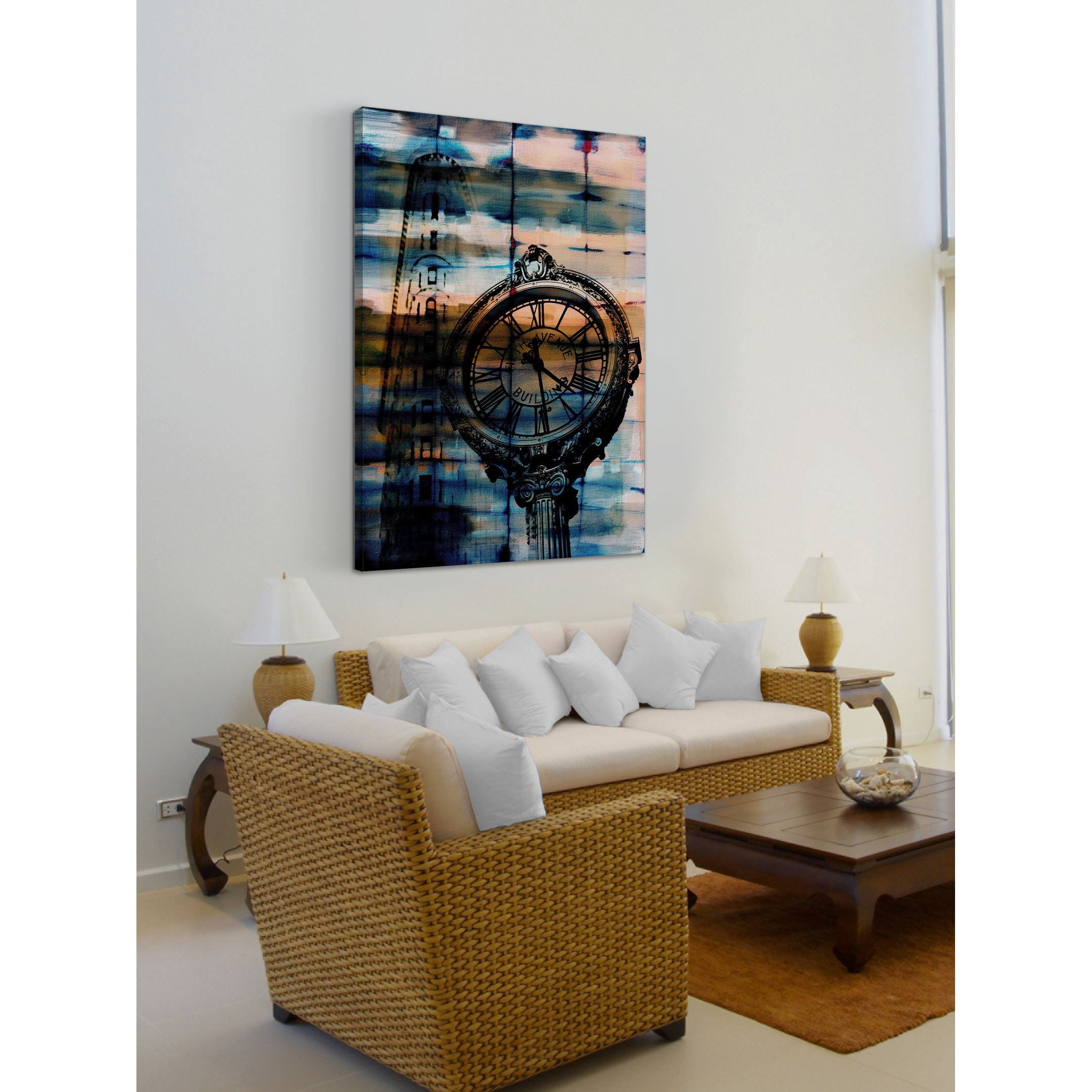 Parvez Taj "Fifth Avenue Building" Print on Canvas