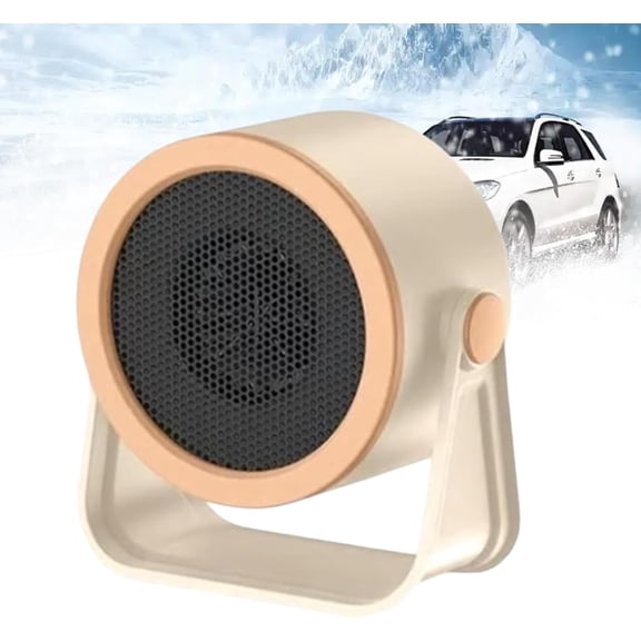 2026 Portable Heater, Outdoor & Desktop Mini Radiator with PTC Rapid Heating, 90° Adjustable Angle for Desk, Car, and Camping Use