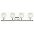 thumbnail image 4 of Innovations Lighting - White Mouchette - 4 Light Bath Vanity In Modern Style-9, 4 of 7