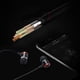 thumbnail image 2 of Tholdsy Auricular intrauditivo de 3 metros Control de línea telefónica Auricular Micrófono Deporte Auricular con cable Puntas para los oídos Cables de audio/vídeo, 2 of 6