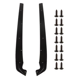 Lèvre De Pare-Chocs Arrière Universelle 1 Paire - Diffuseur Spoiler Noir Pour Voiture Modifiée