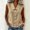 A1_Khaki, variant on Peter Pan Collar Sleeveless Button Down Vest Shirts Summer Cute Casual Slim Fit Linen Blouses Lightweight Gauze Tank Shirts Trendy Dressy Casual Beach Vacation Boho Camisole Tops Grey Xl