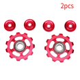 thumbnail image 1 of 2pcs New 11T Ultralight MTB Aluminum Alloy Bike Bearing Jockey Wheel Rear Derailleur Pulleys Outdoor Bicycle Parts He Qiyong unisex, 1 of 2