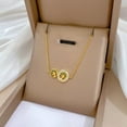 thumbnail image 1 of Collier Chaîne Arbre de Vie Plaqué Or 18K Ensemble Cadeau Simple, 1 of 1