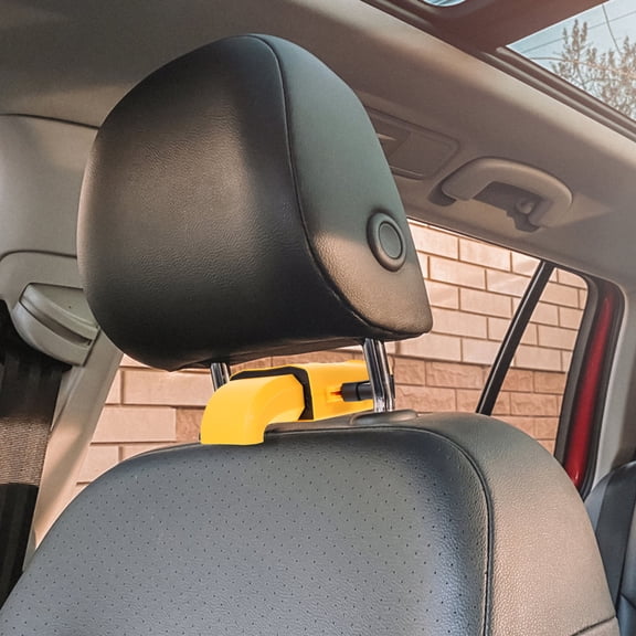 OULII Adjustable Yellow Car Fan with ABS Cooling Design for Hot , Portable 1-Pack