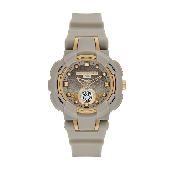Skechers Women's Brynwood Analog-Digital Gray Plastic Watch