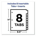 thumbnail image 5 of "Insertable Big Tab Dividers, 8-Tab, Letter | Bundle of 2 Sets", 5 of 5