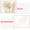 thumbnail image 5 of 12 juegos de cubiertos, utensilios para servir para fiestas, cucharas de bufé, vajilla de plástico, plato para sopa, postre, parfait, tenedor, 5 of 5