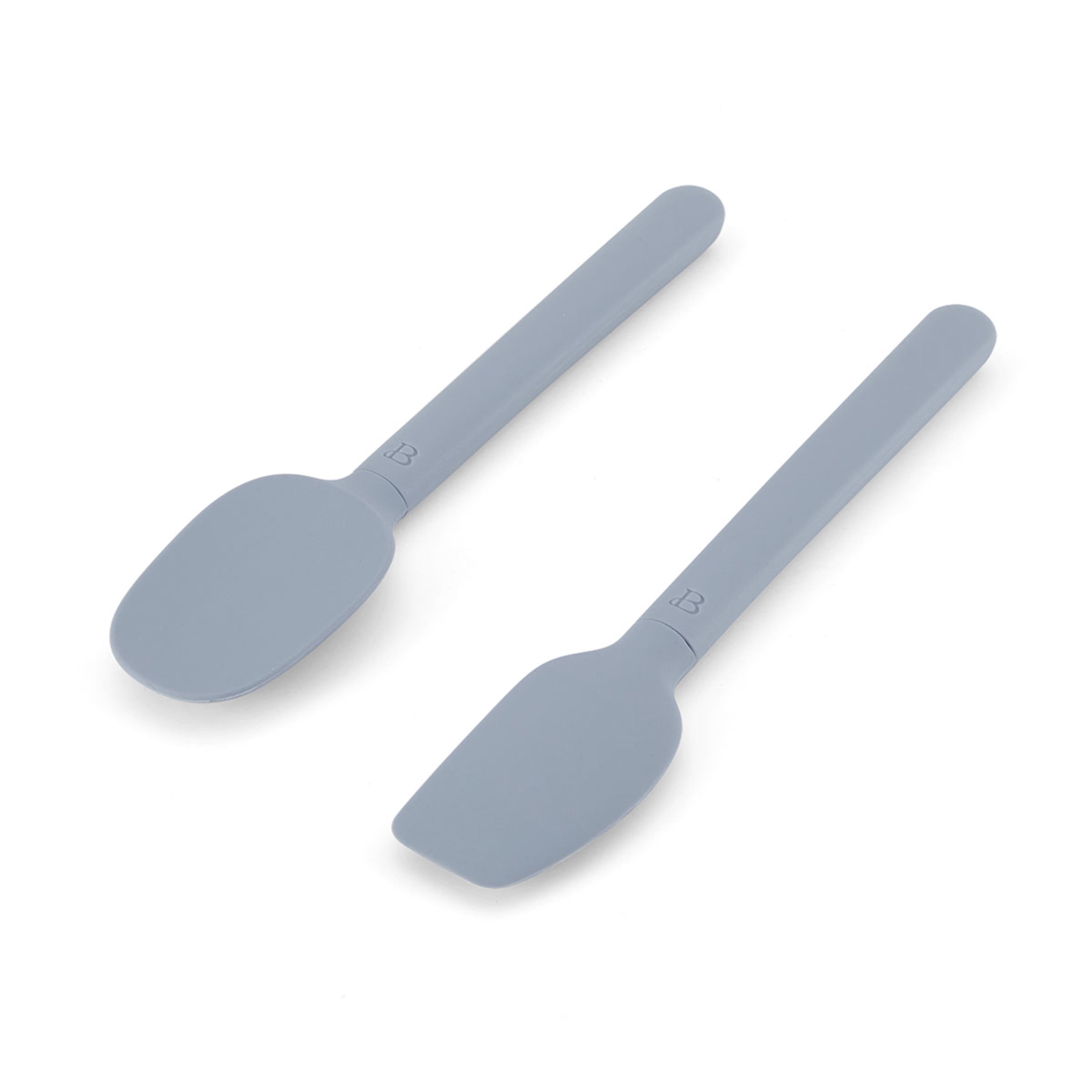 Beautiful Set of 2 Silicone Mini Spatulas in Cornflower Blue, 1 Set of 2 Mini Spatulas by Drew Barrymore
