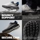 thumbnail image 4 of Zapatillas para correr de hombre NORTIV 8 con puntera ancha y amortiguación, 4 of 8