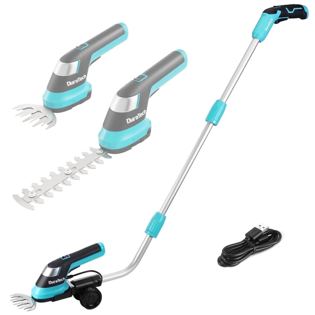 Cortasetos inalámbrico DURATECH 7.2V 3 en 1 con poste de extensión