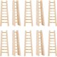 thumbnail image 1 of 10 escaleras de madera en miniatura, miniescaleras de madera, muebles de madera, adornos de jardín, decoración de jardín., 1 of 6