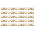 thumbnail image 2 of Muffin Cups Macarena 50 pcs Papel de aluminio reciclado Horno Microondas Gold Wrappers Contenedores para Snacks Creme, 2 of 8