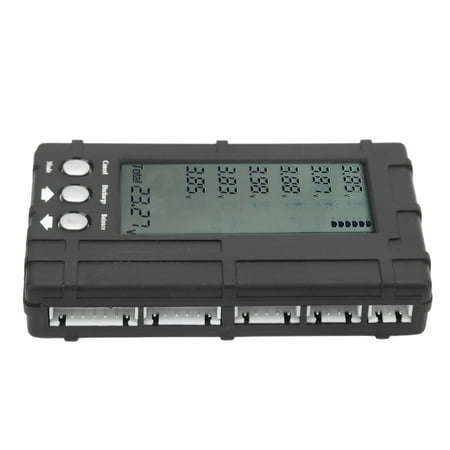 

Battery Balancer LCD Display Simple Operation ABS Digital Battery Monitor For Model Airplane