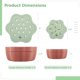 thumbnail image 5 of soportes para tallos de Ikebana en espiral, arreglos florales giratorios giratorios, rejilla floral para florero, soportes para arreglos florales Ikebana de silicona, soportes para tallos de ranas de, 5 of 6