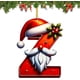 thumbnail image 1 of Adornos Navideños con Letras Del Alfabeto (26 Piezas) | Colgantes de Letras Acrílicas Personalizados con Gorros de Papá Noel | Decoraciones Navideñas Duraderas para El Hogar, La Oficina, La Escuela,, 1 of 1