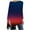 Dark Blue, variant on Women's Tunic Tops Ombre Gradient Asymmetric Long Sleeve Casual Blouse