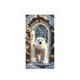 thumbnail image 2 of Christmas Door Cover Santa Claus Print Holiday Party Decoration Polyester Fabric Door Hanging for Home Indoor Outdoor Festive Decor, 2 of 6