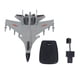 thumbnail image 1 of Fighter Aircraft Model Pull Back with Display Stand Sound Light Alloy Aircraft Model for Boy Kids Gray White, 1 of 4