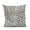 Brown & Taupe, variant on Plutus Brown Taupe Savannah Cat Animal Faux Fur Luxury Throw Pillow - Double sided 18" x 18"