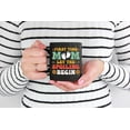 thumbnail image 2 of First Time Mom, Let the Spoiling Begin, Groovy Text - 1st Time Mother or Mama, Black 11oz Ceramic Mug, 2 of 5