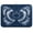 Deep Blue Presentation, variant on Iauyy Dish Drying Mat for Kitchen Counter, Super Absorbent & Hanging 16x18 / 18x24 Inch (S/M) Spanish Tile Elements