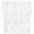 thumbnail image 1 of 2Pcs DIY Animal Silicone Mold Easy to Release Epoxy Resin Casting Craft Mould, 1 of 8