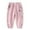 Pink, variant on NinXxx Girls Bow Tie Elastic Casual Pants School Spring Autumn Pink 5-6 Years