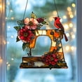 thumbnail image 3 of Personalized Sewing Machine Acrylic Suncatcher – Faux Stained Glass Window Hanging With Cardinal And Floral Design, Custom Gift For Sewist 4347268890 5363, 3 of 4