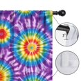 thumbnail image 4 of Blackout Kids Curtains,Colorful Rainbow Tie Dye Spiral Pattern Childrens Insulated Curtains Set Of 2,Bedroom Essentials,Toddler Room Decor 42"x54", 4 of 5