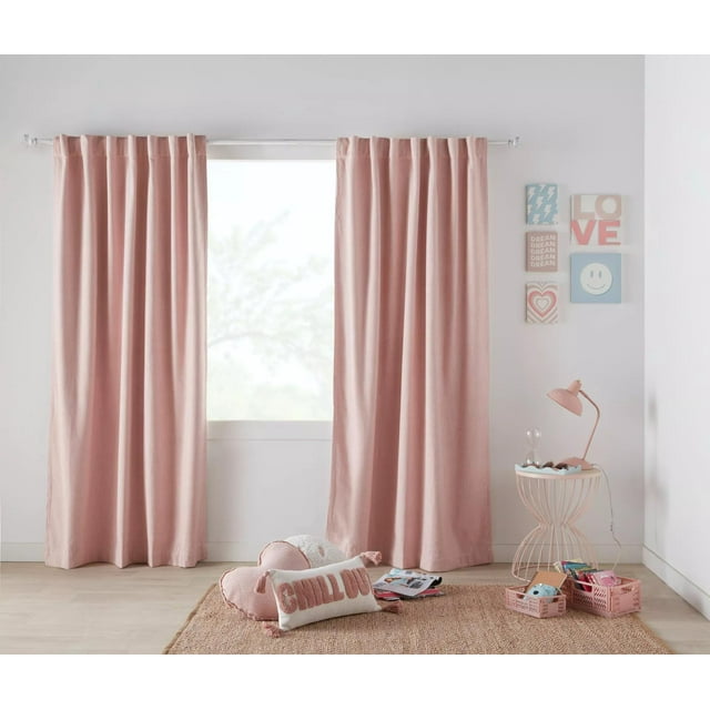 Bouclair Rideau Occultant Pink Inka 54 X 84 Po (137 X 213 cm)