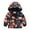 Multicolor H, variant on Otqutp Toddler Breathable Outwear Baby Boys Zipper Autumn Toddler Print Windproof Coat Hooded Jacket Kids Girls Coat 1-5 Years