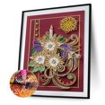 thumbnail image 2 of Cuadros Decorativos 5D Flor Mosaico Diamante Pintura Dibujo Parcial Forma Especial Taladro Craft Kit Ndcxsfigh Nuevos Originales, 2 of 9