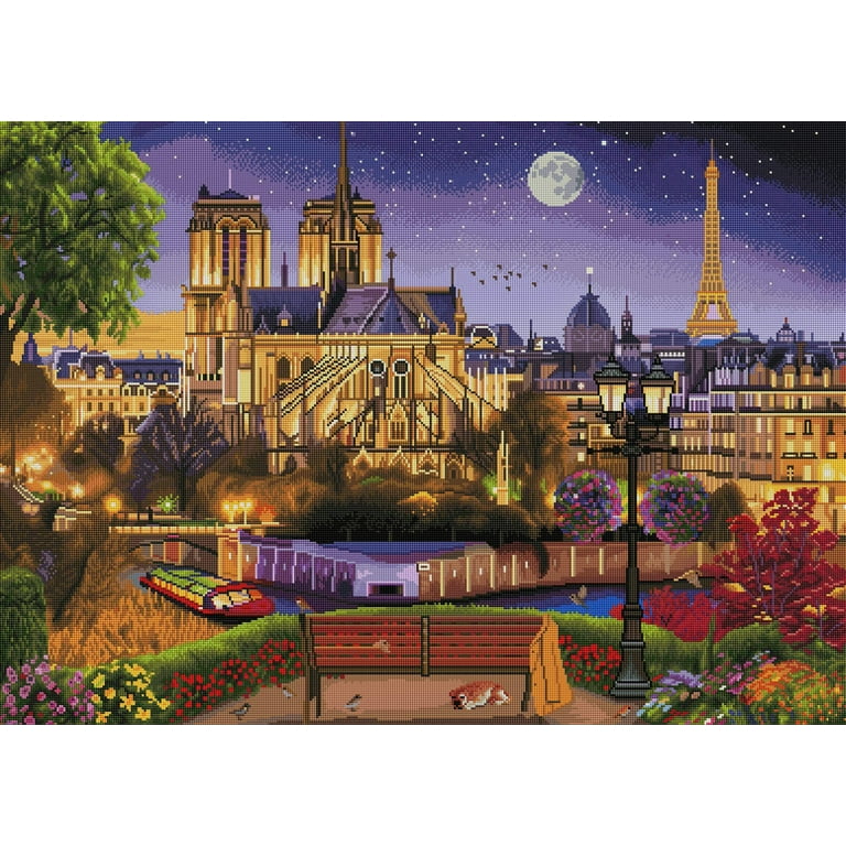‼️お値下げ‼️ダイヤモンドアートクラブ　Notre Dame Night DIAMOND ART CLUB Notre Dame Night Diamond Painting Kit - Walmart.com