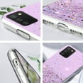 thumbnail image 4 of for Samsung Galaxy A03s Phone Case Clear Glitter Sparkle Pink Samsung Galaxy A03s Case Silicone Transparent Shockproof Soft Cover Thin (Purple), 4 of 14