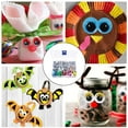 thumbnail image 2 of Multicolor Dolls Eyes Wiggle Paquete de 1500 manualidades Inicio Hecho Accesorios, 2 of 8