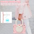 thumbnail image 6 of For iPad (A16) 11th/10th Gen 11/10.9 inch 2025/2022 Case, 360 Rotatable Handle Stand, Shoulder Strap, Drop-Proof Design, Cherry Pink, 6 of 7