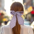 thumbnail image 2 of Unique Bargains 1 Pc Scarf Headband Versatile Neck Scarf for Women Gray Purple, 2 of 5