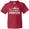 thumbnail image 3 of Inktastic Grandpa's Princess Crown and Flowers Youth T-Shirt, 3 of 5